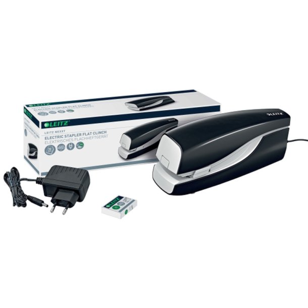 Leitz Hftemaskine - 5533 - elektrisk - hfter op til 20 ark - sort
