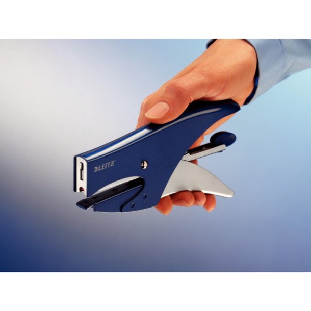 Leitz Hftetang 5547 i metallic bl - til 15 ark