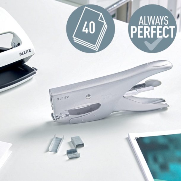 Leitz Hftetang 5549 i slv - til 40 ark