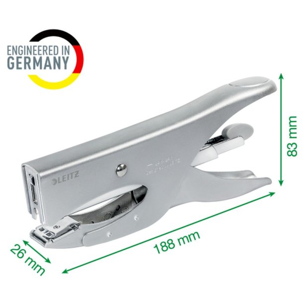 Leitz Hftetang 5549 i slv - til 40 ark