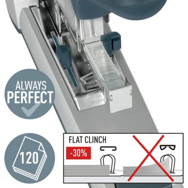 Leitz blok hftemaskine 5553 HD - Blokhfter - hfter op til 120 ark - slv