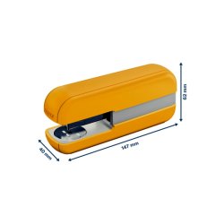 Leitz Cosy hftemaskine i varm gul til 30 ark