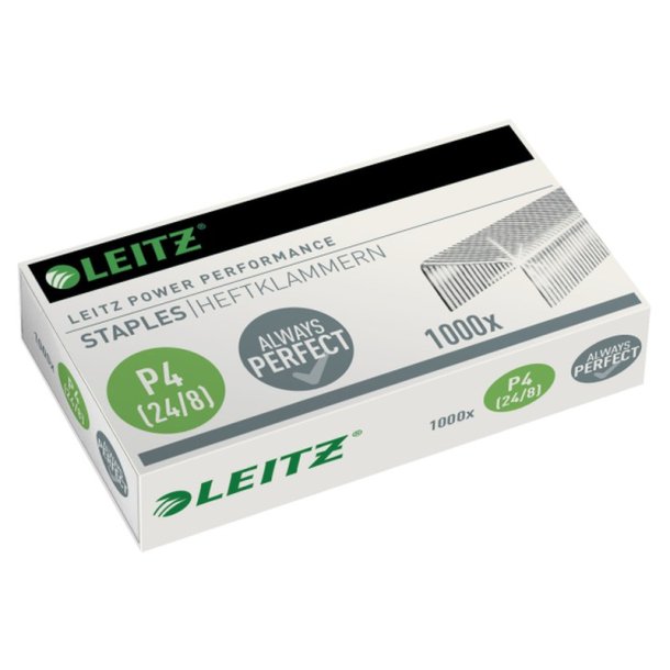 Leitz Hfteklammer - 24/8 - P4 - hfter op til 40 ark - 1000 stk.