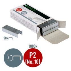 Leitz Hfteklammer - No - 10 - P2 - hfter op til 10 ark - 1000 stk.