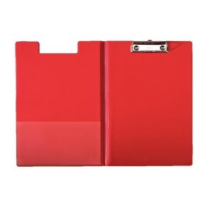 Esselte A4 Clipboard med forside - Skriveplade i svejset plastic - 200 ark - lomme - rd