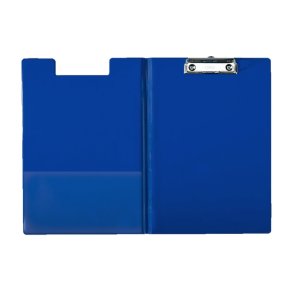 Esselte A4 Clipboard med forside - Skriveplade i svejset plastic - 200 ark - lomme - bl