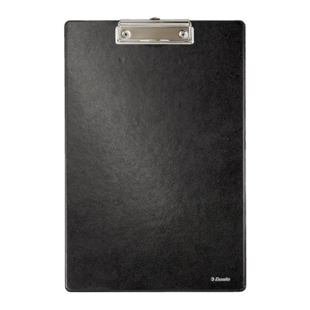 Esselte A4 Clipboard - uden forside - pnittet klemmekanisme - 75 ark - sort