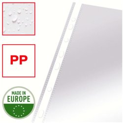 Esselte plastlommer A4 - 105my - glasklar - 100 stk.