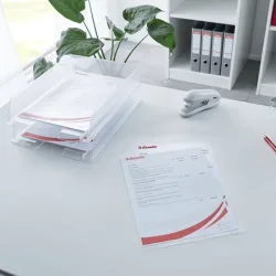 Esselte A4 Omslag - 105my - PP - prget - TS - 100 stk.