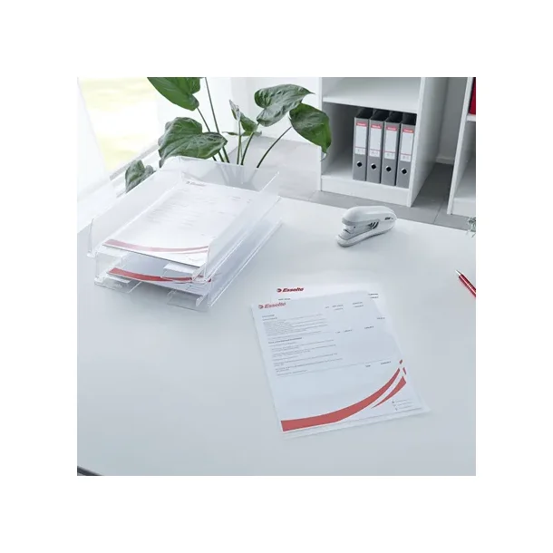 Esselte A4 Omslag - 105my - PP - prget - TS - 100 stk.