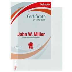 Esselte plastlommer A4 - 115my - 30% recycled - 100 stk.