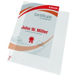 Esselte plastlommer A4 - 115my - 30% recycled - 100 stk.