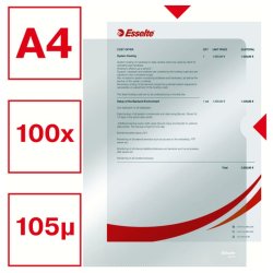 Esselte A4 Omslag - 105my - PP - glasklar - 100 stk.