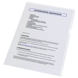 Esselte A4 Omslag - 105my - PP - glasklar - 100 stk.