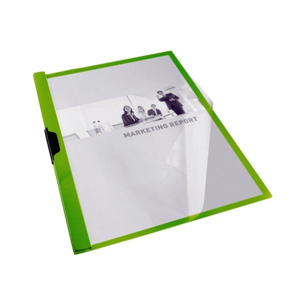 Esselte A4 Klemmappe/Prsentationsmappe - Vivida - PP - grn med transparent forside