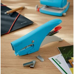 Leitz Cosy Mini Hftetang i rolig bl - til 15 ark