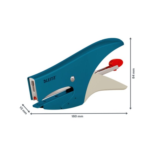 Leitz Cosy Mini Hftetang i rolig bl - til 15 ark