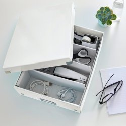 Leitz Organizer boks - Click&Store - mellem - hvid