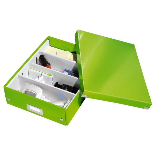 Leitz Organiseringsboks - Click &amp; Store - WOW - Medium