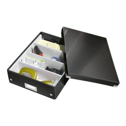 Leitz Organizer boks - Click&Store - mellem - sort
