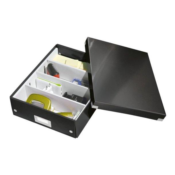 Leitz Organizer boks - Click&Store - mellem - sort
