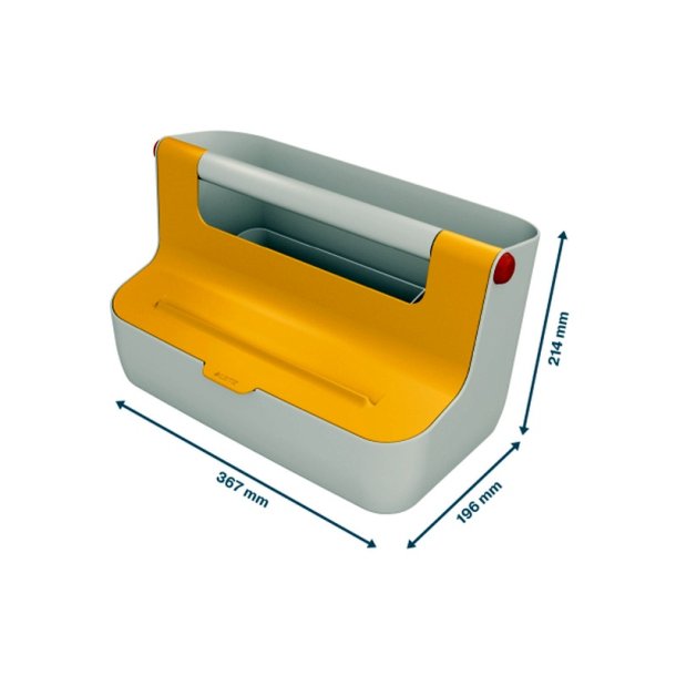 Leitz Opbevaringsboks - brbar - Cosy - gul
