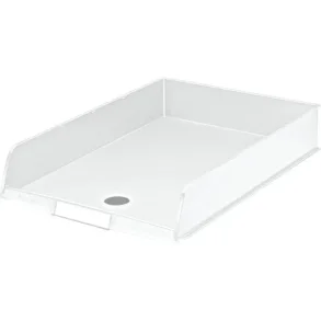 Esselte brevbakke - krom stativ C4 - ensfarvet hvid