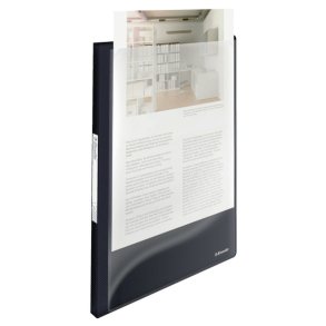 Esselte sort prsentationsmappe A4 med 20 lommer - Vivida