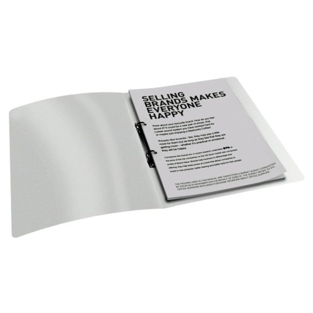 Esselte A4 Ringbind - Vivida hvid - 16mm 2-ring - rygbredde 25mm