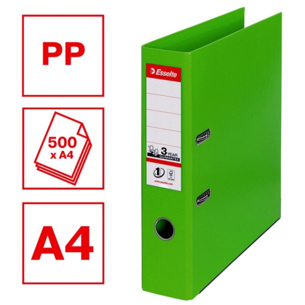 Esselte A4 Brevordner No.1 - Vivida - PP - 75 mm - grn