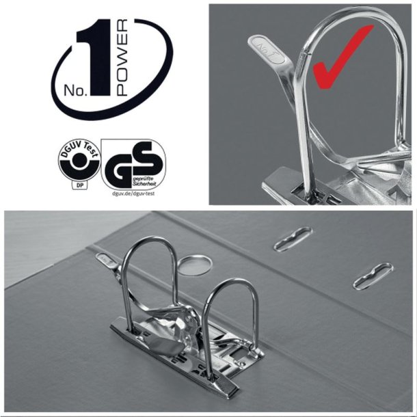 Esselte A4 Brevordner No.1 - Vivida - PP - 75 mm - grn