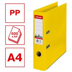Esselte A4 Brevordner No.1 - Vivida - PP - 75 mm - gul