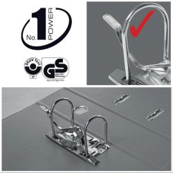 Esselte A4 Brevordner No.1 - Vivida - PP - 75 mm - gul