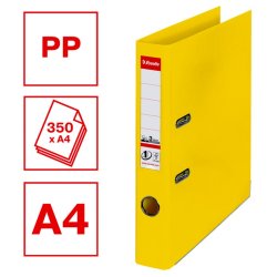 Esselte A4 Brevordner No.1 - Vivida - PP - 50 mm - gul