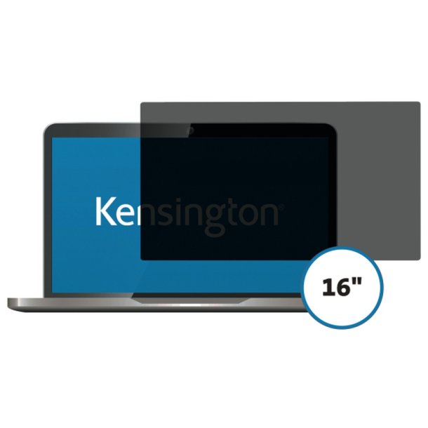 Kensington laptop-sk�rmfilter - 2-vejs aftageligt - 16