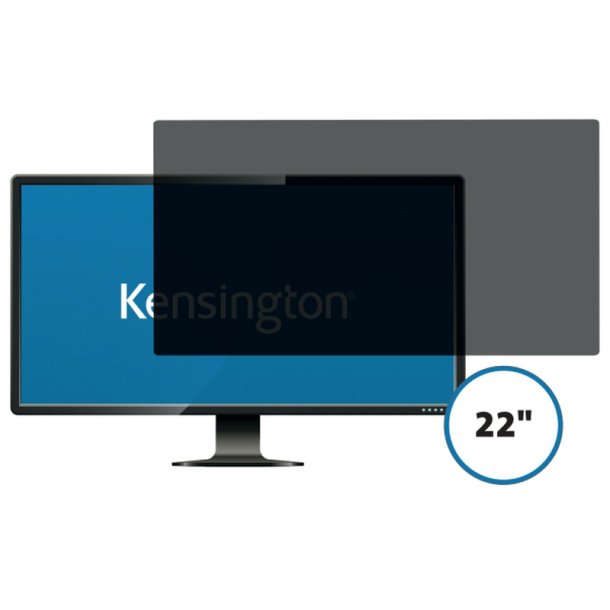 Kensington sk�rmfilter 2-vejs aftageligt 22'' bred 16:9