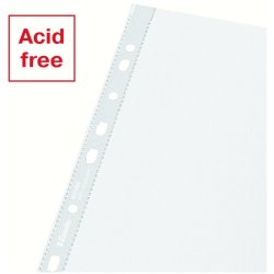Esselte plastlommer A4 - 70my - 100% recycled - 100 stk.
