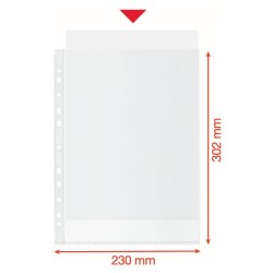 Esselte plastlommer A4 - 70my - 100% recycled - 50 stk.