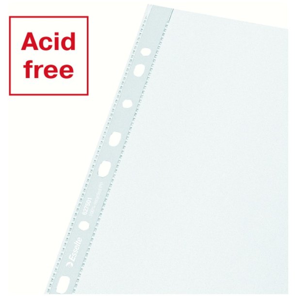 Esselte plastlommer A4 - 70my - 100% recycled - 50 stk.