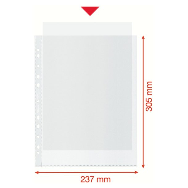 Esselte plastlommer A4 Maxi - 70my - 100% recycled - 50 stk.