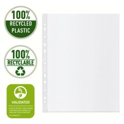 Esselte plastlommer A4 Maxi - 70my - 100% recycled - 50 stk.