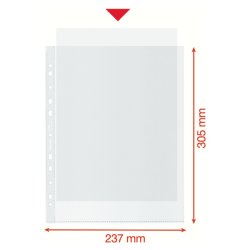 Esselte plastlommer A4 Maxi - 100my - 100% recycled - 100 stk.