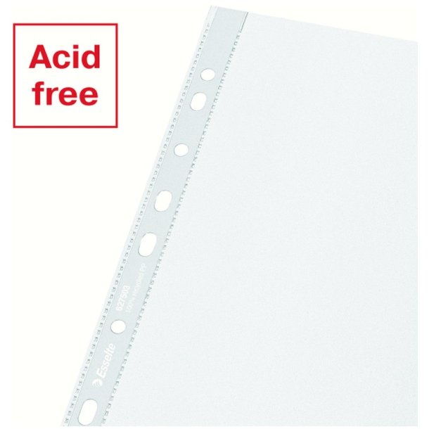 Esselte plastlommer A4 Maxi - 100my - 100% recycled - 100 stk.