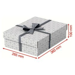 Esselte Home opbevaringsboks Medium - 100% genbrugt og 100% genanvendeligt pap -pakke med 3