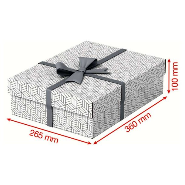 Esselte Home opbevaringsboks Medium - 100% genbrugt og 100% genanvendeligt pap -pakke med 3