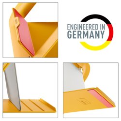 Leitz Laptop riser - Ergo Cosy - hjde justerbar - 312x50x247mm - 13-17" - varm gul