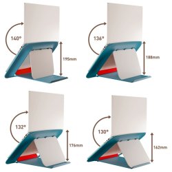 Leitz Laptop riser - Ergo Cosy - hjde justerbar - 312x50x247mm - 13-17" - rolig bl