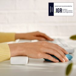 Leitz Hndledsttte - Ergo Cosy - til mus - 2 hjder - 60x21x183mm - lys gr