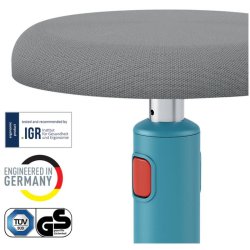 Leitz Balancestol - Ergo Cosy - Active Sid-st - hjde justerbar - 370x690x370mm - rolig bl