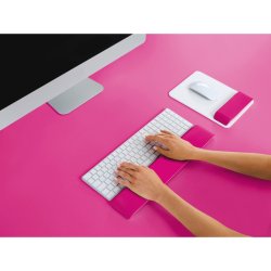 Leitz Keyboard - hndledsttte - Ergo - WOW - pink